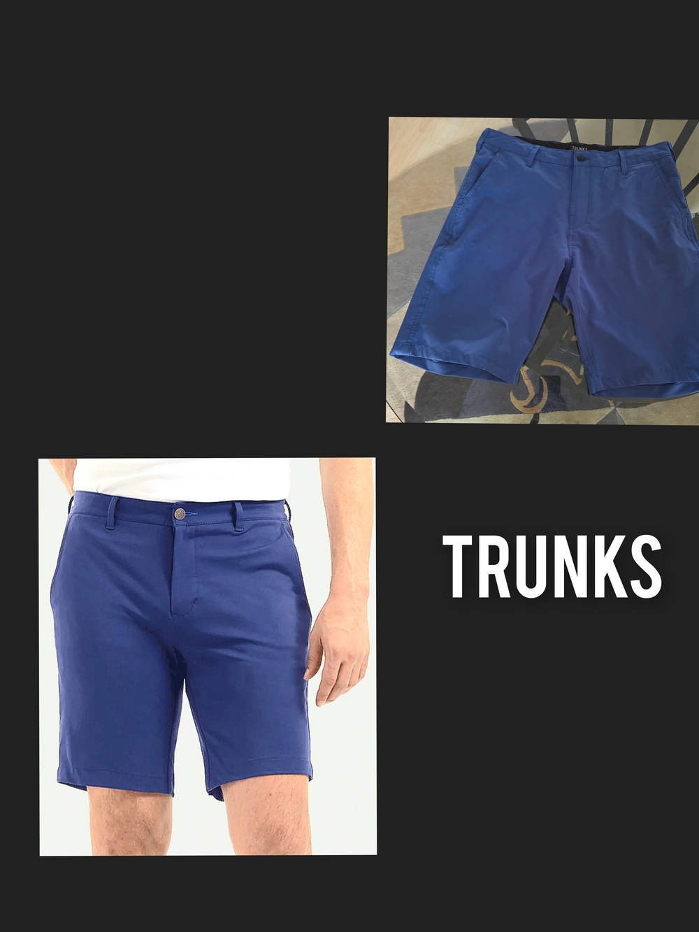 Men's Blue Trunks Shorts ❤️